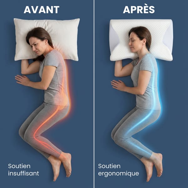 Oreiller Cervical Ergonomique